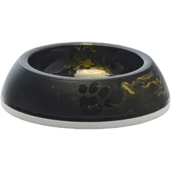 Savic Katzenfutter Delice Marble Schwarz / Gold (20 cl), Futternapf