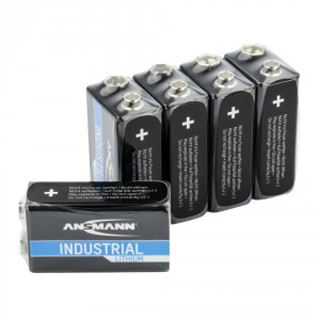 ANSMANN Industrial CR-V9 Lithium E Block Batterie 9.0 V 5er Pack