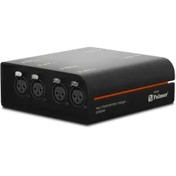 Palmer Audio main - Passiver 2-Kanal Line Summierer (DI Box), Effektgerät, Schwarz