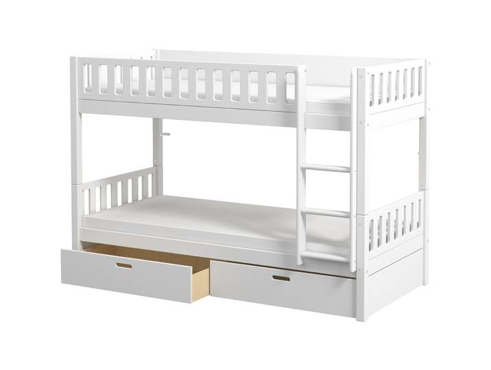 Hochbett Leeloo weiss Pinie 90 x 200 cm - Hochbett