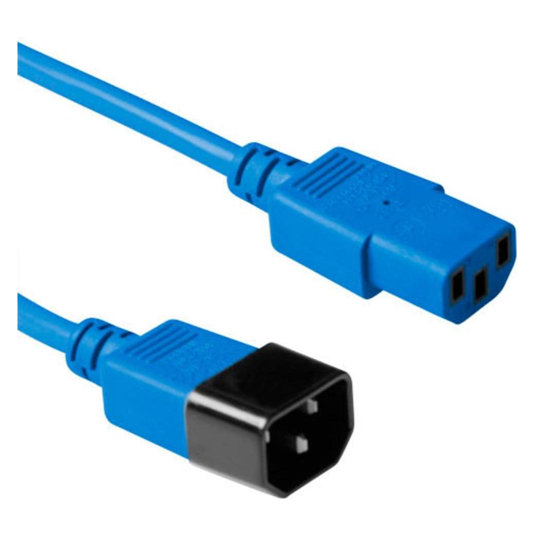 ACT Powercord C13 - C14 blue 5 m (5 m) (AK5430)