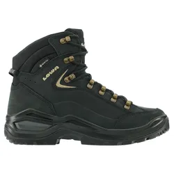 Lowa Damen Renegade Evo GTX Mid Wanderstiefel - 39.5 - schwarz/champagner