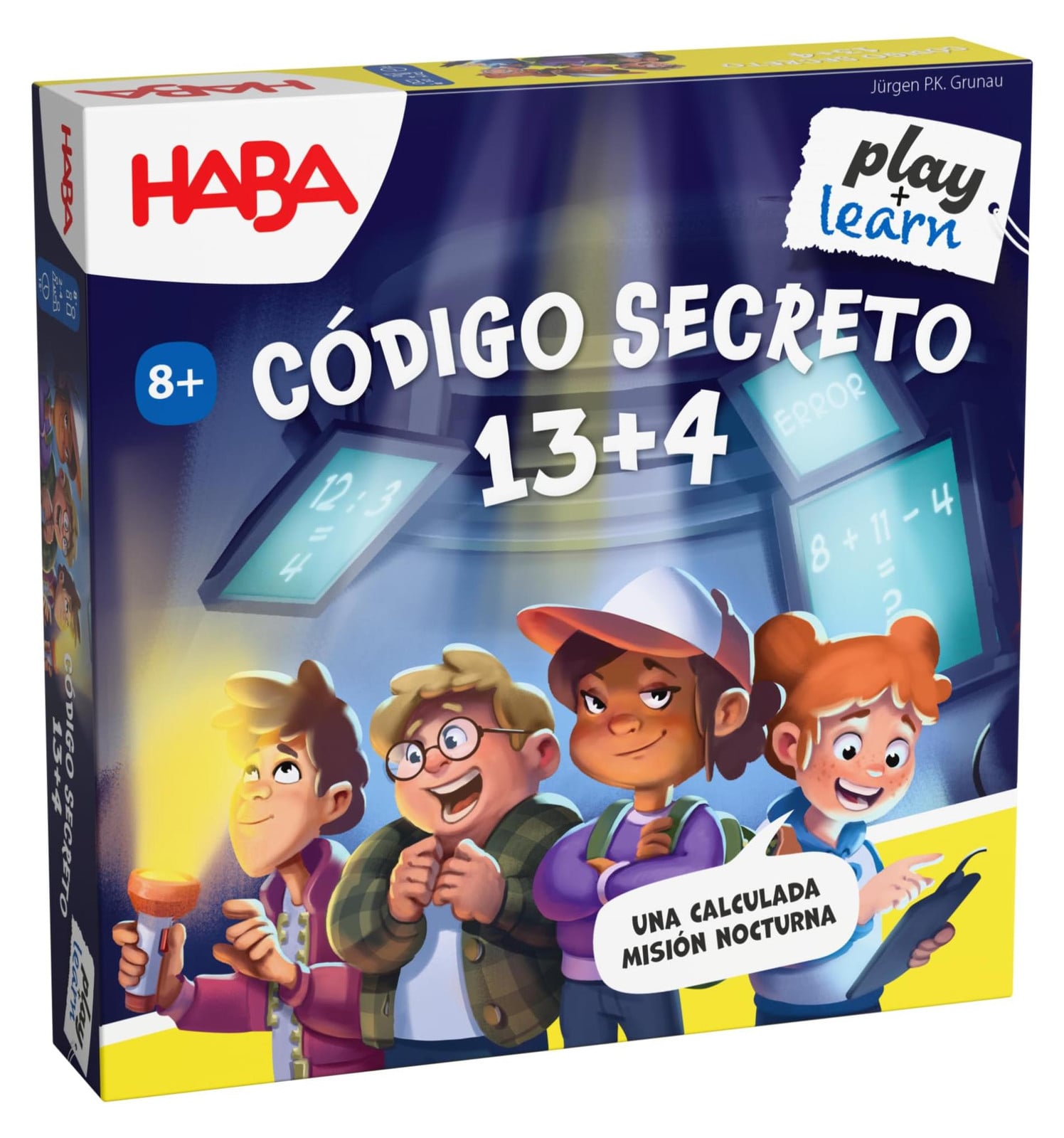 HABA Geheime Code rekenbordspel voor kinderen vanaf 8 jaar