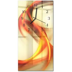 WANDUHR aus Glas 30x60 cm - Abstraktion