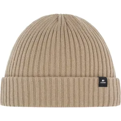 Eisbär Ripp MÜ 2.0. feine Strickmütze mit Umschlag hellbraun (sandstone) - STK