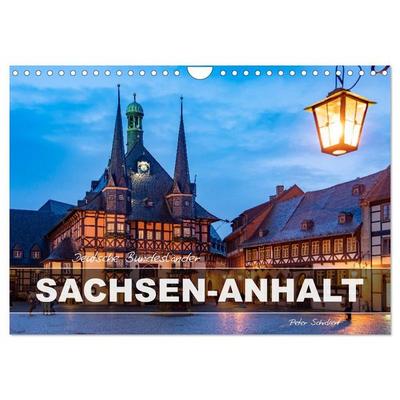 Deutsche Bundesländer - Sachsen-Anhalt (Wandkalender 2026 DIN A4 quer), CALVENDO Monatskalender