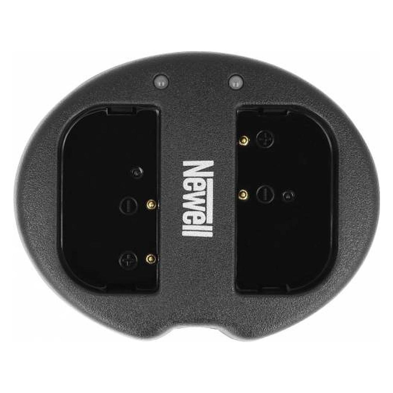 Newell Kameraladegerät SDC-USB Dual-Channel-Ladegerät für DMW-BLF19E-Akkus (Kamera Akku Ladegerät) (NL1462)