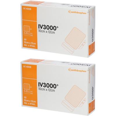 Opsite IV 3000 10x12 cm transp.Kanülenfixier. 2x 2x50 St Verband