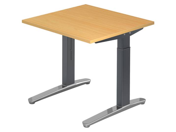 Schreibtisch Office buche Holzwerkstoff B 80 T 80 cm - Schreibtisch