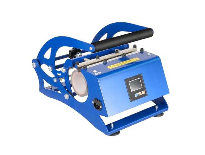 500 W 6-in-1-Tassen-Heißtransfermaschine Heißpresse Tassen-Druckmaschine 200 °C schnelle Aufheizung multifunktionale Tassen-Pressmaschine geeignet für individuelles Tassendesign und die Herstel