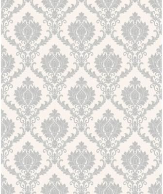 Galerie Wallcoverings Classic Italian Collection Embossed Italian Damask Vinyl on Non-woven Matte Wallpaper Roll