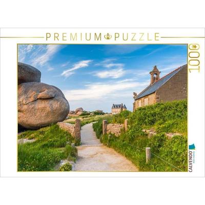CALVENDO Puzzle Côte de Granit Rose | 1000 Teile Lege-Größe 64x48cm Foto-Puzzle für glückliche Stunden