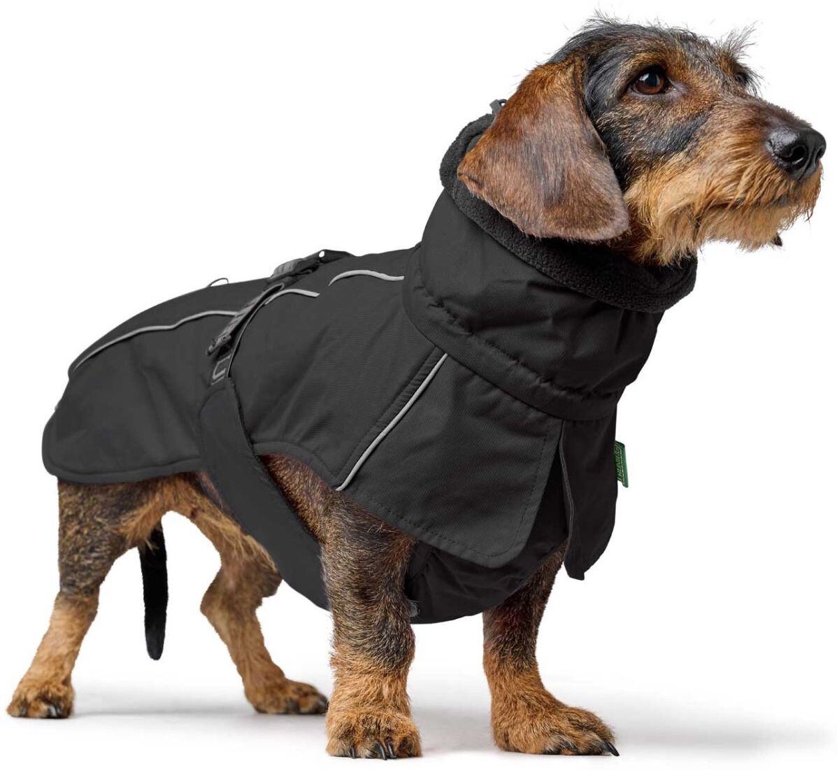 Hunter Cappotto per Bassotti Nordby Nero 36 cm