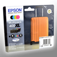 4 Epson Tinten C13T05H640 Multipack KCMY 405XL