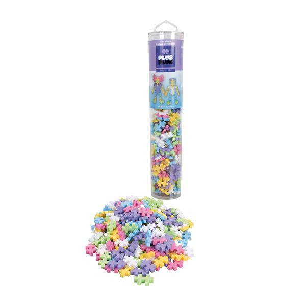 PlusPlus Carletto Creatieve bouwstenen in pastelkleuren, 240 stuks