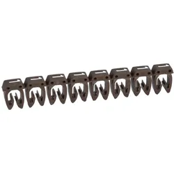 Legrand 038211 Kennzeichnungssystem CAB 3f. Leiterquerschnitt 05 bis 15 mm2 Ziffer:1 (Braun)  - 1200 Stück