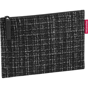 Reisenthel Kosmetiktasche Case 1, bouclé black, aus Polyester, mit Reißverschluss, 24 x 17 cm