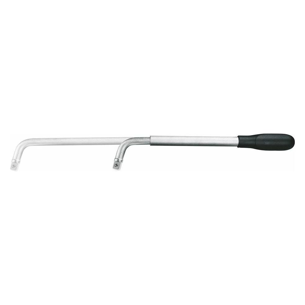Hazet Ausziehbarer Radmuttern-Schlüssel 772 Vierkant 12,5 mm (1/2 Zoll) 535 mm (0772)