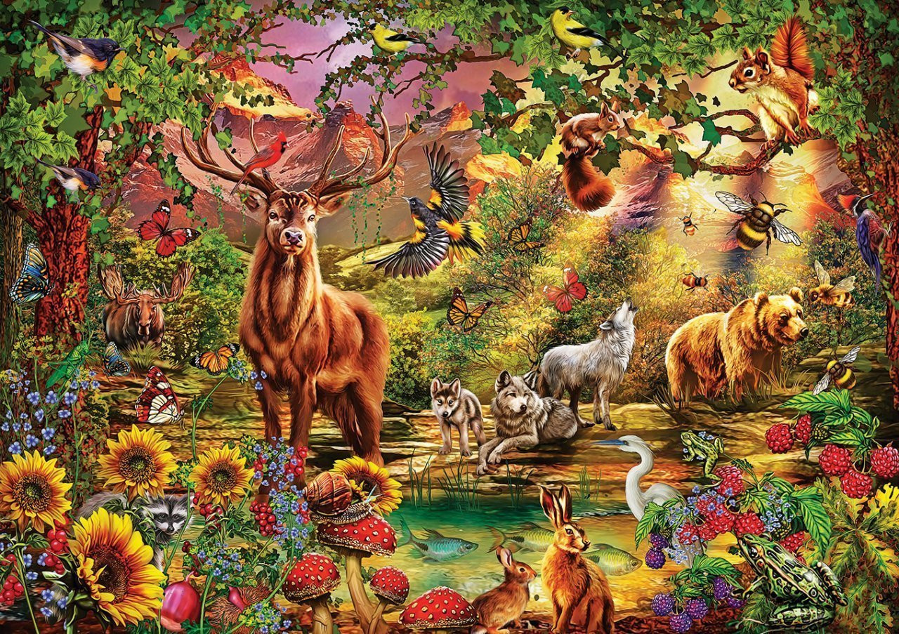 ART PUZZLE Puzzel Betoverd Bos 1000 stukjes