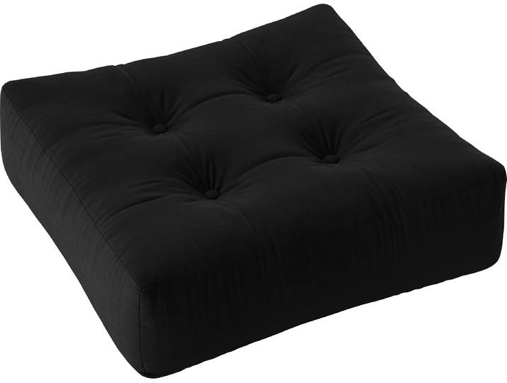 Pouf KARUP DESIGN More Pouf - Multifunktionales und bequemes Bodenkissen , grau (dunkelgrau), B:70cm H:22cm T:70cm, Stoff, Poufs, Pouf, Flexibel einsetzbar, stapelbar & in vielen Farben erhältlich