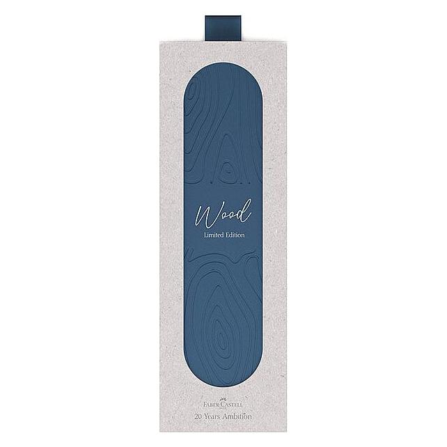 Faber-Castell Kugelschreiber Ambition Blue Wood (1x) (148035)