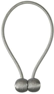 Uplift Treasures Magnetic Pearl Curtain Tieback Clip silver Grey