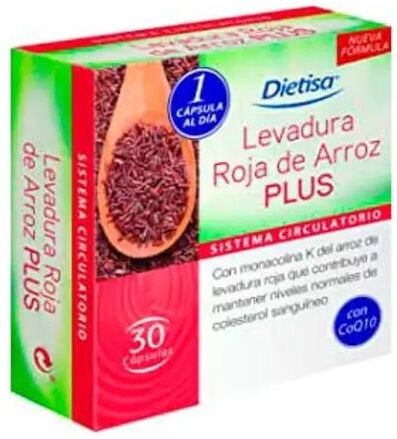 DIETISA Levadura Roja De Arroz Plus 30 Capsulas