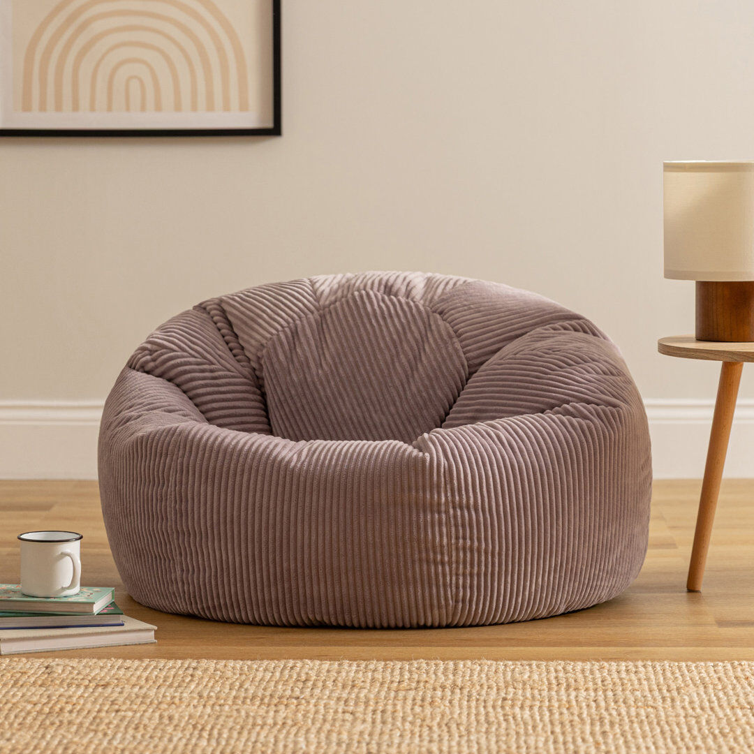 icon Kingston Beanbag Corduroy Navy Blue Lavender Purple Medium;Large