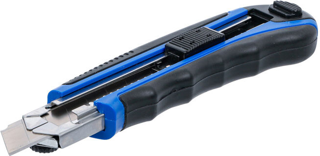 Cutter à lames exécution extra lourde largeur de lame 25 mm Kraftmann ; BGS technic (50625)