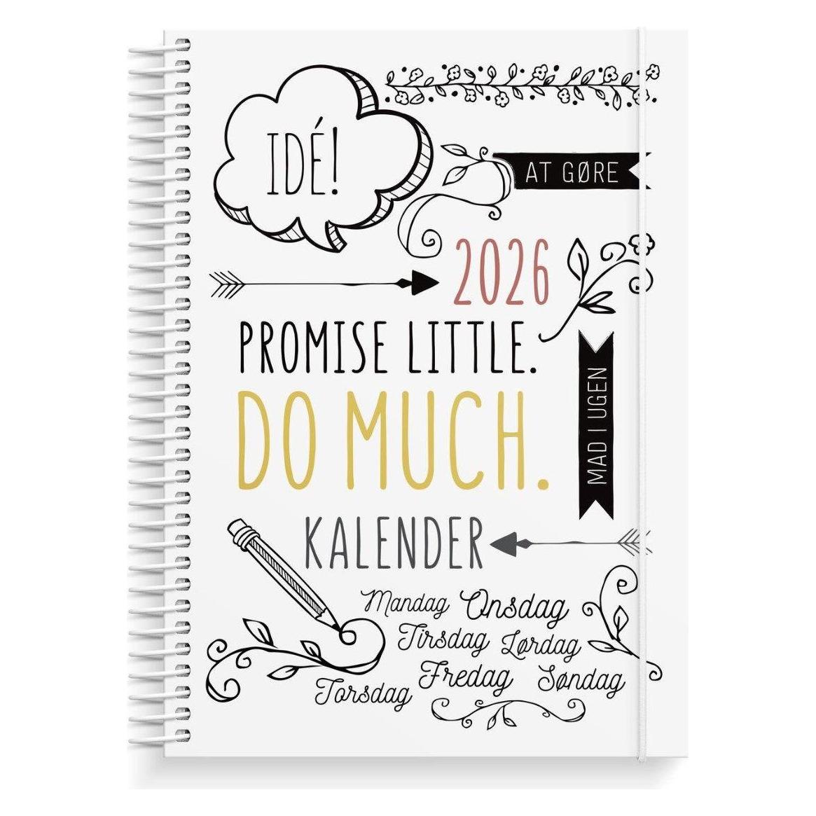 Mayland-Burde Doodle I A5 ugekalender 2026 (A5) (26227000)