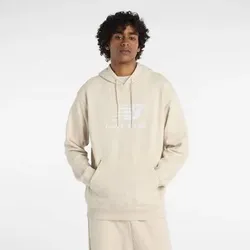 NEW BALANCE Herren Kapuzensweat Mens Lifestyle Hoodie, Größe M in Weiß 41501