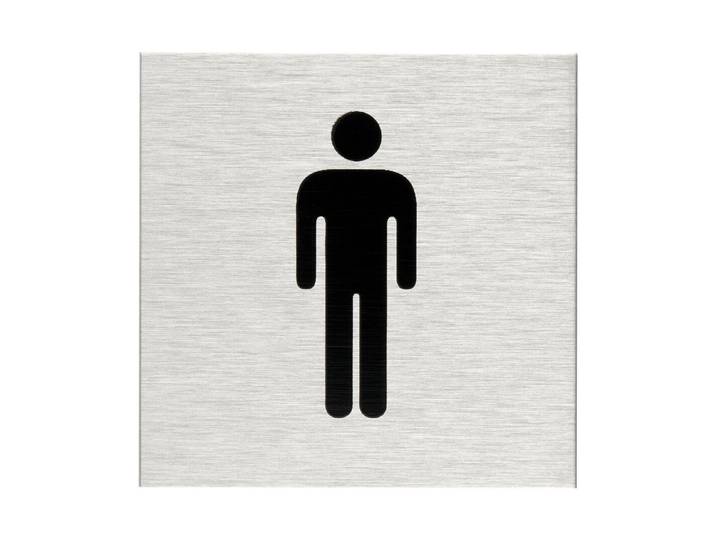 Alu-Schild Herren ⌀ 6 cm