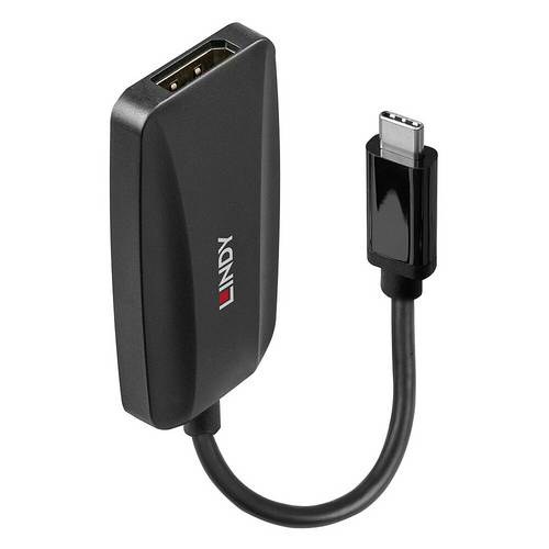 LINDY USB-C Adapter [1x USB-C Stecker - 1x DisplayPort Buchse] 43337 0.13m