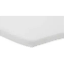 Jollein, Fixleintuch Babybett, Fix-Leintuch 2er Set Weiss 40/50 x 80/90 cm (90 x 50 cm)