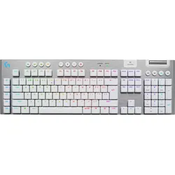 Logitech G915 X Lightspeed (Eng. Int., Kabelgebunden, Kabellos), Tastatur, Weiss