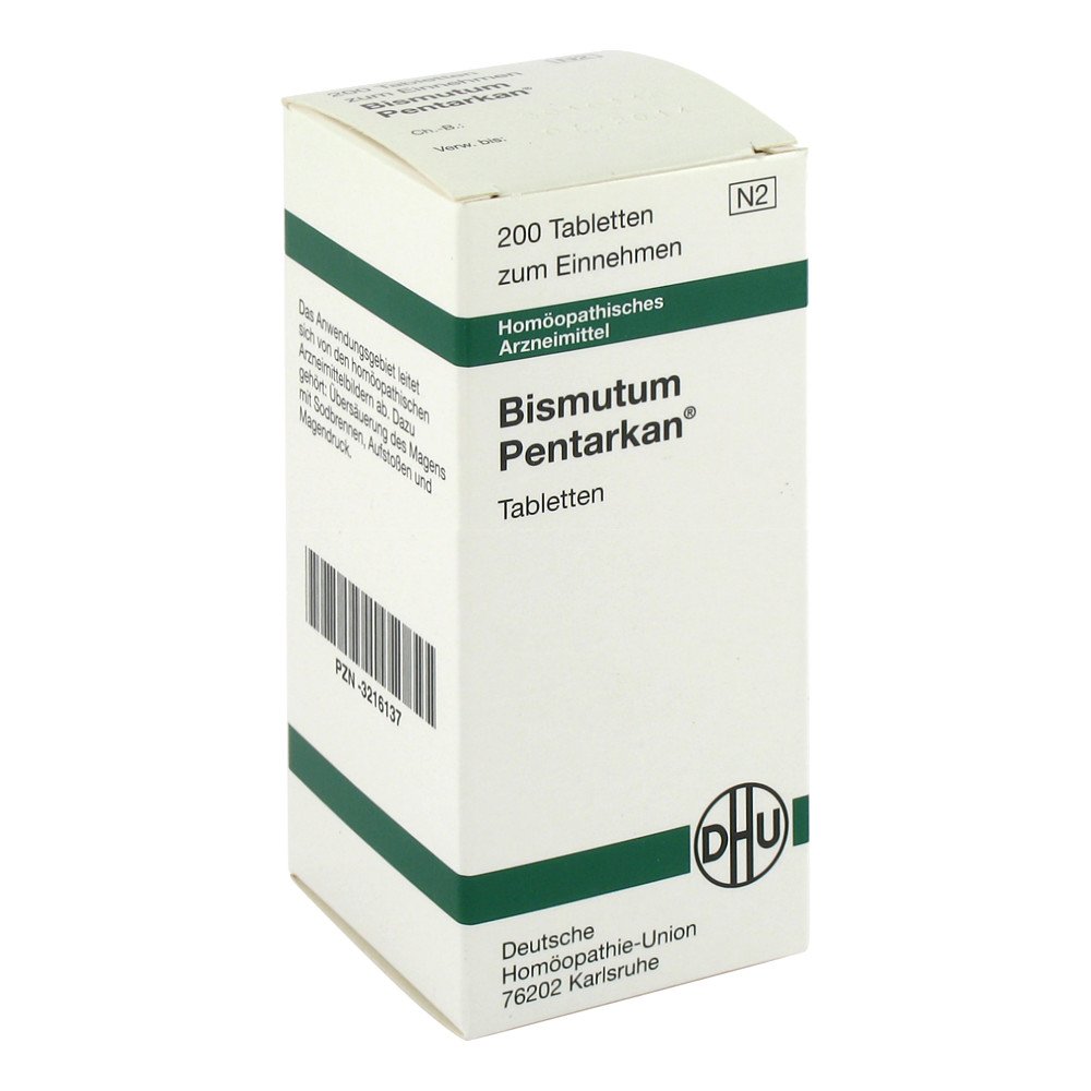 DHU-Arzneimittel GmbH & Co. KG Bismutum Pentarkan Tabletten 03216137