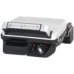 Tefal Grill GC450B32, Kontaktgrill, Schwarz, Silber