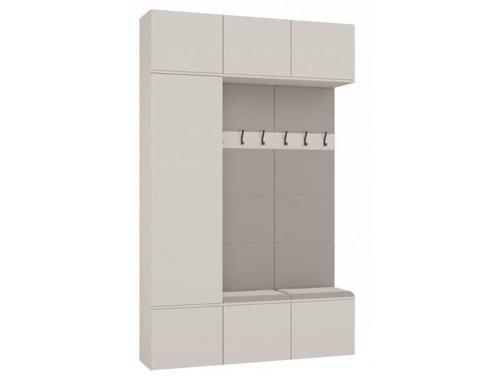 GARDEROBENSCHRANK modern, Schrank Set Kleiderschrank - Schuhschrank Kaschmir 150/238/35