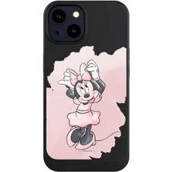 Nivocase Hülle für Apple iPhone 14 Handyhülle NIVOcore Case Schwarz Disney Motiv ohne Hintergrund (Apple iPhone 14), Smartphone Hülle, Schwarz