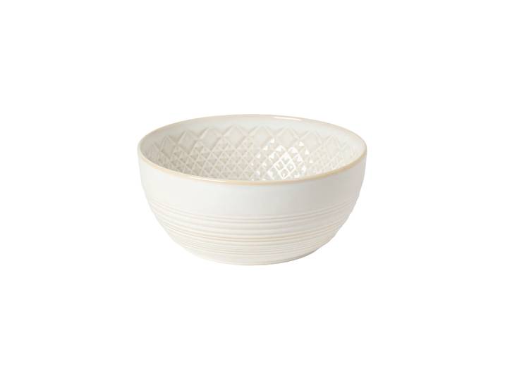Handgefertigte Salatschüssel „Cristal“ Weiss Costa Nova