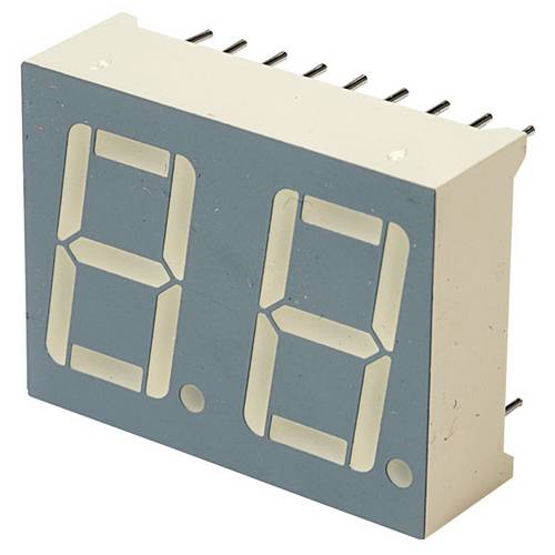 Kingbright 7-Segment-Anzeige Rot 2V DA56-11EWA