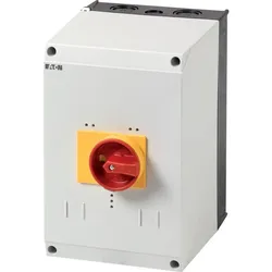 Eaton 225525 Isolierstoffgehäuse CI-K4, H x B x T = 240 x 160 x 197 mm, für PKZ4, + Drehgriff, rot/gelb CI-K4-PKZ4-GR