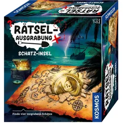 Kosmos Rätsel zum Ausgraben 10c m Schatzinsel 7+ Disp=10