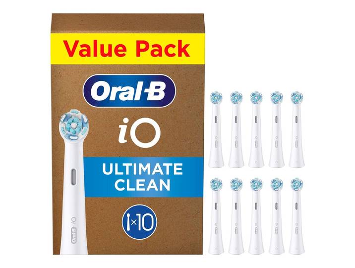 Oral-B iO FFU Ultimative Reinigung Aufsteckbürsten 10er Weiss