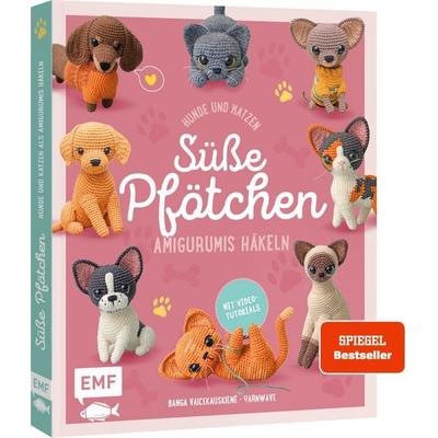 Süße Pfötchen – Hunde und Katzen als Amigurumis häkeln, Taschenbuch von Banga Vaicekauskienė, Edition Michael Fischer / EMF Verlag, 978-3-7459-3179-2