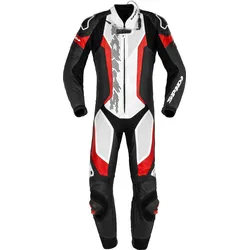 Spidi Laser Pro, Lederkombi 1tlg. perforiert - Schwarz/Weiß/Rot - 48
