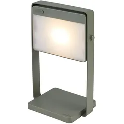Nordlux LED Solar Akku-Tischleuchte SAULIO, 3,5W, 3000K, 200lm, CRI>80, IP44, dimmbar, olivgrün NORD-2418035023