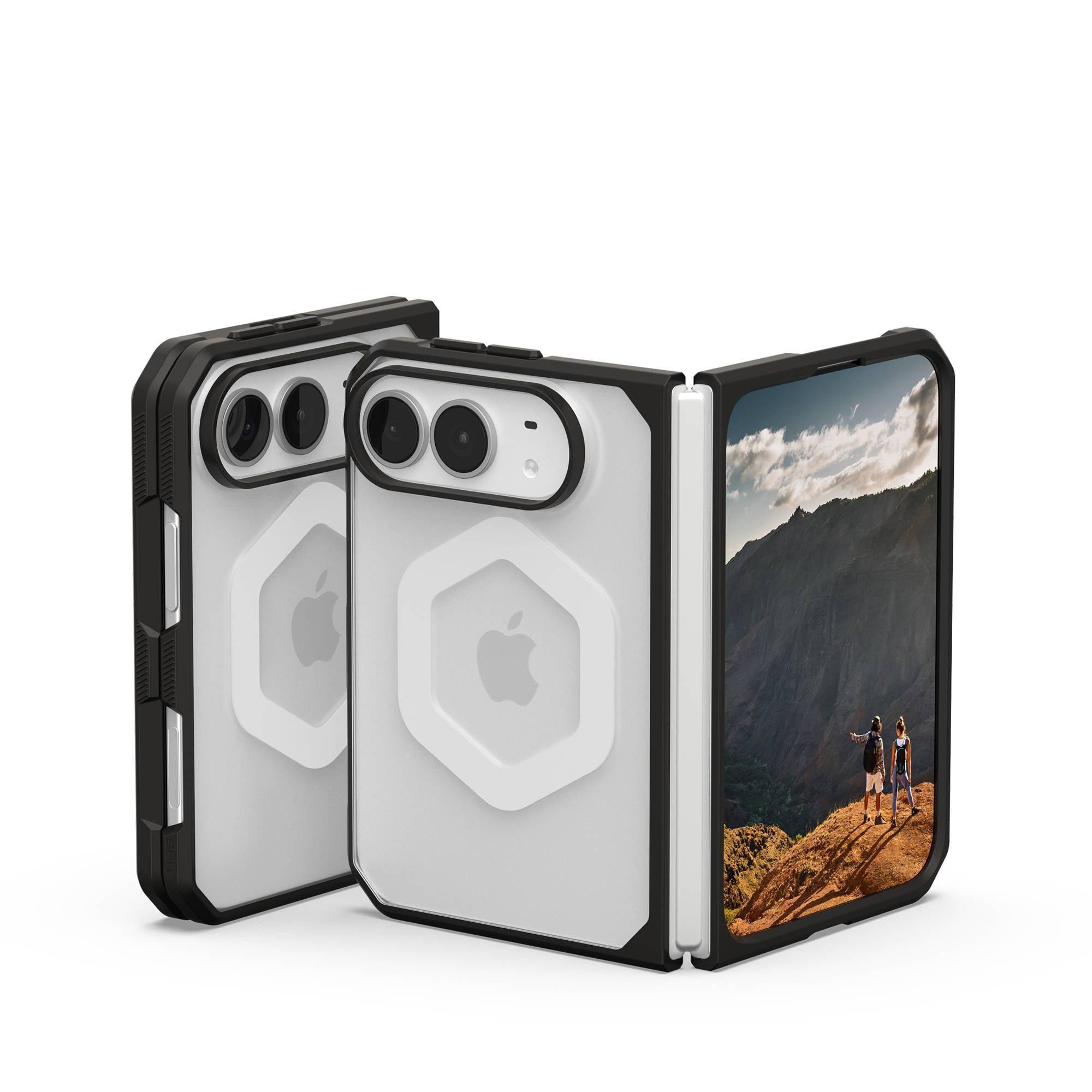 UAG Urban Armor Gear Mouve MagSafe Case Apple iPhone Duo ice (transparent)/schwarz 114566114343