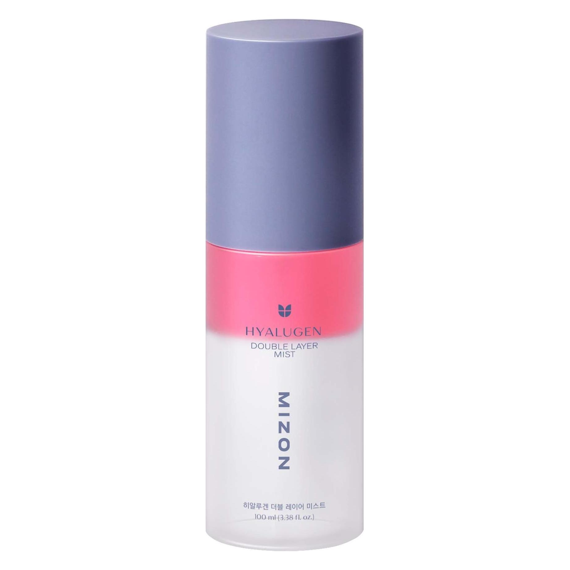 Mizon Hyalugen Double Layer Mist mit Hyaluronsäure und marinem Kollagen, Adenosin, Niacinamid und (8809663755560)