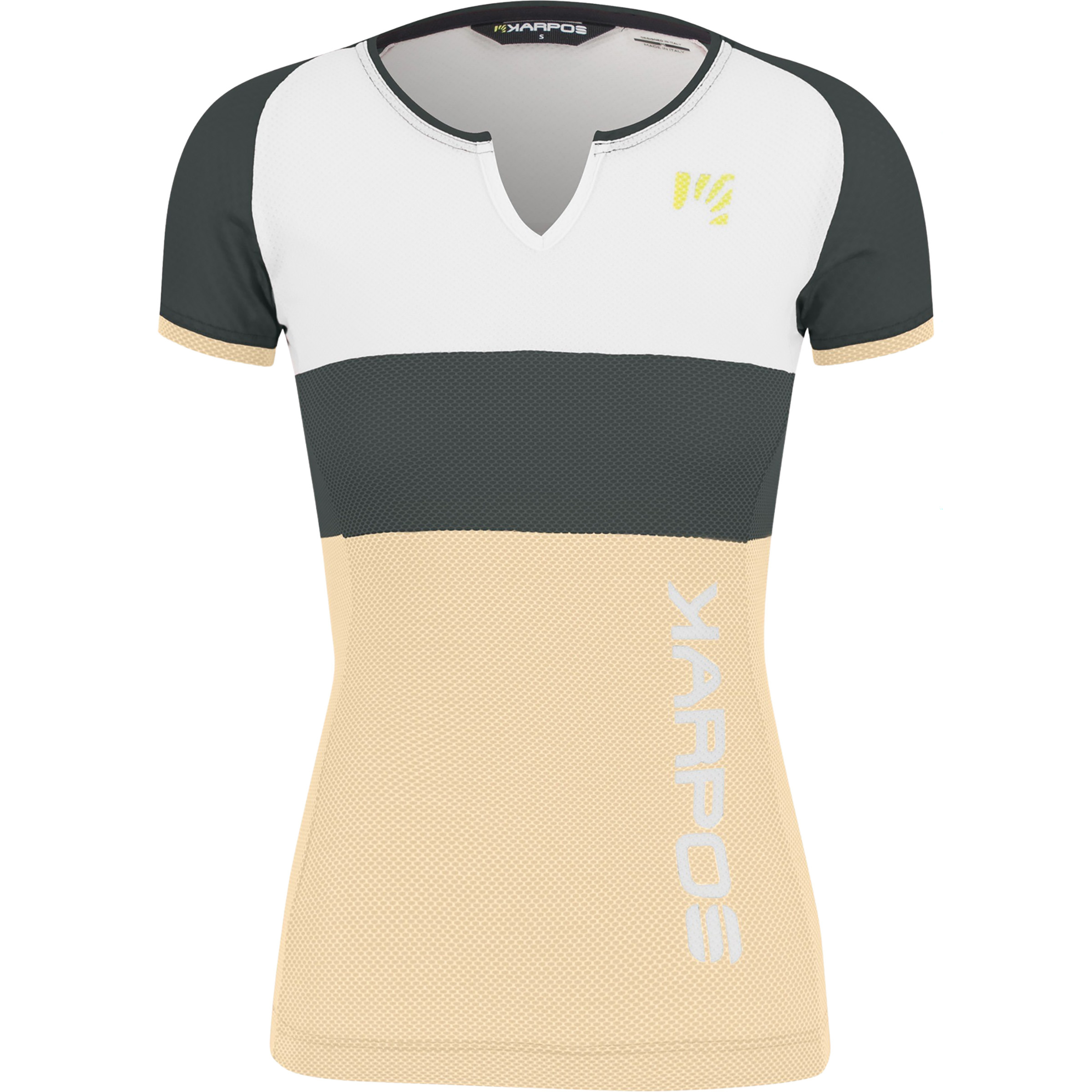 Karpos Moved Evo Damen T-Shirts beige Größe XL Trailrunning | Laufen Hautfreundlich Polartec